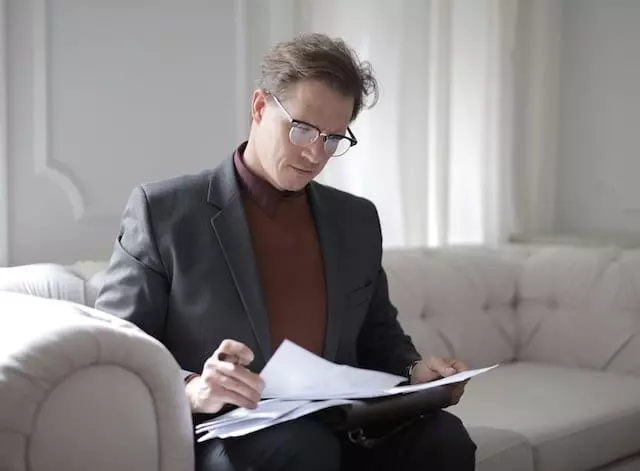 Man With Paperwork