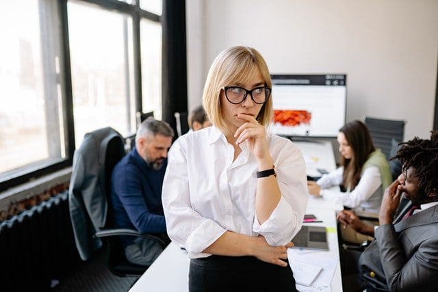 Career Choice Woman With Glasses