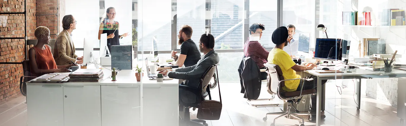 Diverse People Working Office
