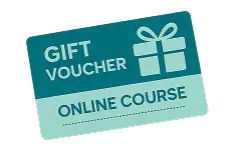 A Hand Holding A Gift Voucher For An Online Course, Use Teal And Light Green Colours For The Voucher@2x